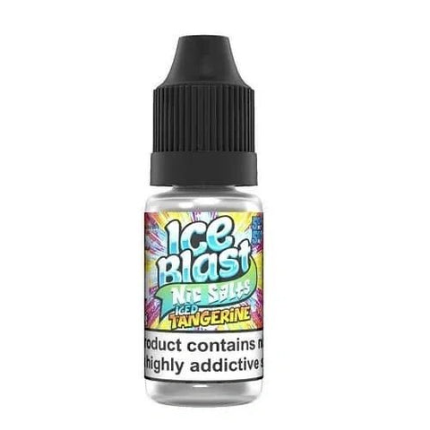 Ice Blast E-Liquid Nic Salt 10ml - Pack of 10 - Iced Tangerine -Vape Area UK