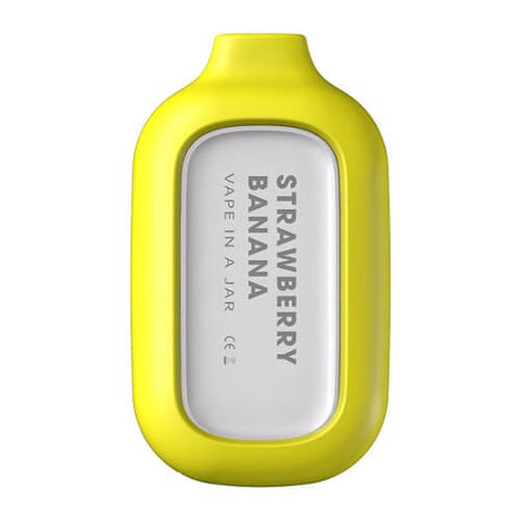 Insta Bar 5000 Disposable Vape Pod Puff Bar Device - Strawberry Banana -Vape Area UK