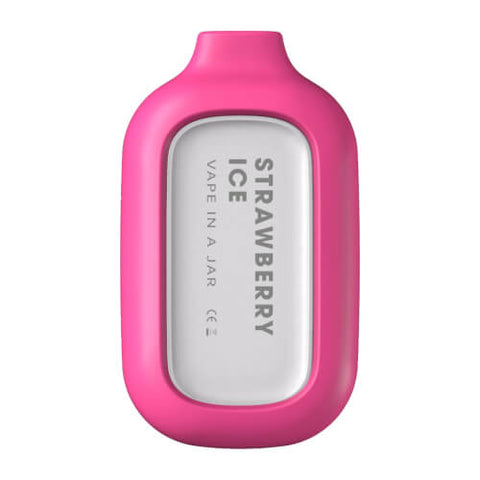 Insta Bar 5000 Disposable Vape Pod Puff Bar Device - Strawberry Ice -Vape Area UK