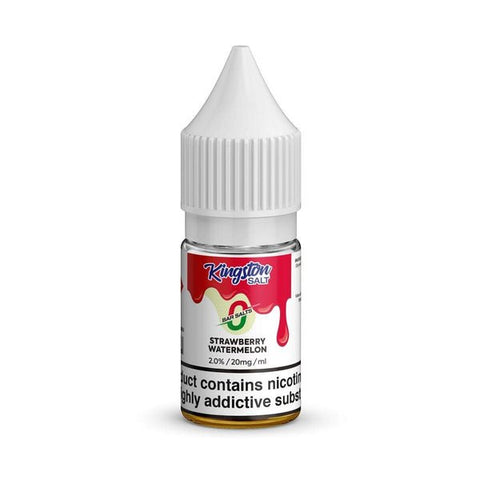 Kingston Salt Bar Salt E-Liquid Nic Salt-10ml-Box of 10 - Strawberry Watermelon -Vape Area UK