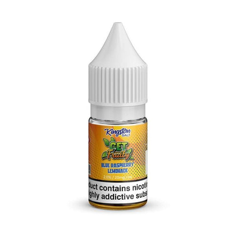 Kingston Salt Get Fruity E-Liquid-Nic Salt 10ml- Box of 10 - Blueraspberry Lemonade -Vape Area UK