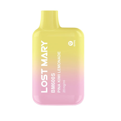 Lost Mary BM600S Disposable Vape Puff Bar Pod - Pina Kiwi Lemonade -Vape Area UK