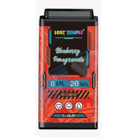 Lost Temple 3500 Puff Replacement Pods Cartridge - 20mg Nicotine - Blueberry Pomegranate -Vape Area UK