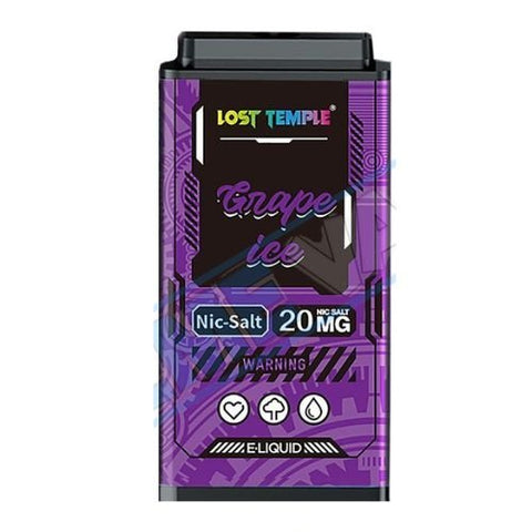 Lost Temple 3500 Puff Replacement Pods Cartridge - 20mg Nicotine - Grape Ice -Vape Area UK
