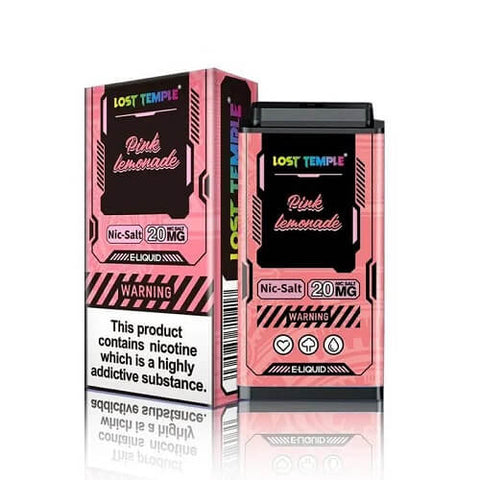 Lost Temple 3500 Puff Replacement Pods Cartridge - 20mg Nicotine - Pink Lemonade -Vape Area UK