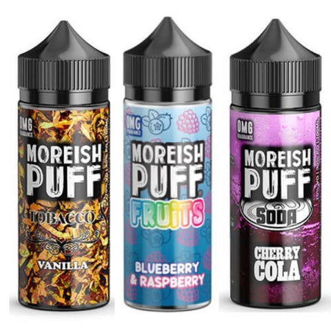 Moreish Puff 100ML Shortfill - All Ranges - Vapewholesalesupplier