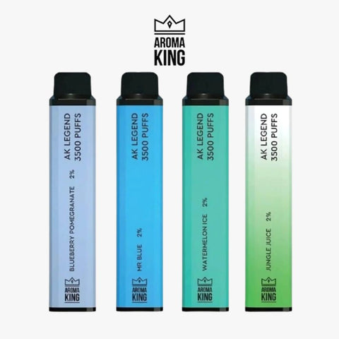 Pack of 10 AROMA KING LEGEND 3500 DISPOSABLE POD DEVICE | 20MG - Apple Peach Pear -Vape Area UK