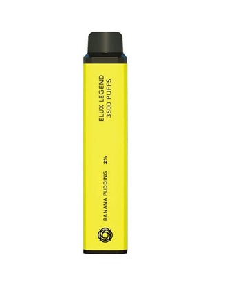 Pack Of 10 ELUX Legend 3500 Disposable Pod Device - Banana Pudding -Vape Area UK