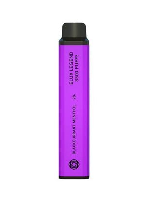 Pack Of 10 ELUX Legend 3500 Disposable Pod Device - Blackcurrant Menthol -Vape Area UK