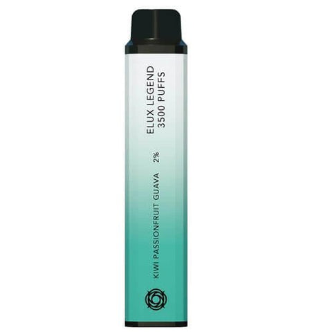 Pack Of 10 ELUX Legend 3500 Disposable Pod Device - Kiwi Passion Fruit Guava -Vape Area UK