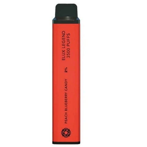 Pack Of 10 ELUX Legend 3500 Disposable Pod Device - Peach Blueberry Candy -Vape Area UK