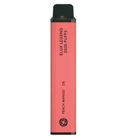 Pack Of 10 ELUX Legend 3500 Disposable Pod Device - Peach Mango -Vape Area UK