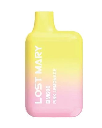 Pack of 10 Lost Mary BM600 Disposable Device | 20MG - Pink Lemonade -Vape Area UK