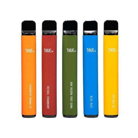 Pack of 10 True Bar 600 Puff Disposable Device | No Nicotine - Apple Peach -Vape Area UK