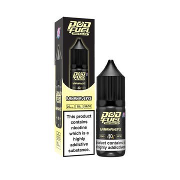 Pod Fuel - 10ml Nic Salts e-liquids - Box of 10 - Bananaverse -Vape Area UK