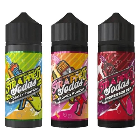 Strapped Sodas 100ML Shortfill - Vapeareawholesale