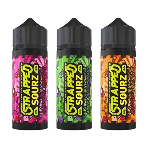 Strapped Sourz 100ML Shortfill - Vapewholesalesupplier