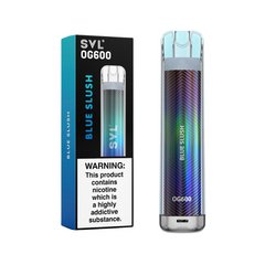 SVL OG600 Disposable Vape Pod Box of 10-Blue Slush-vapeukwholesale