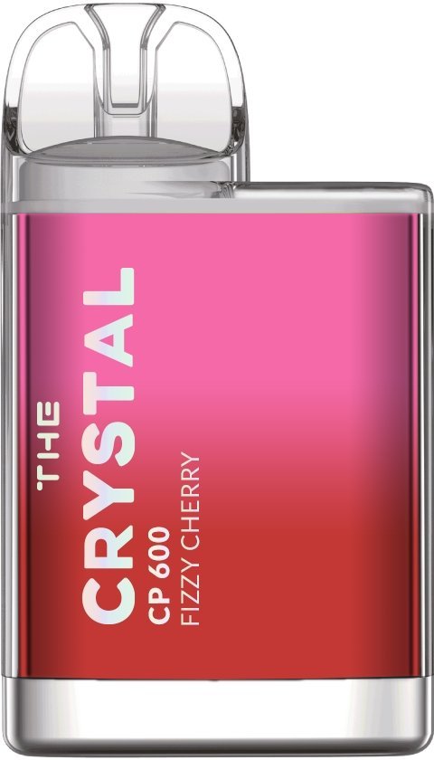 The Crystal CP600 Disposable Vape Pod Device Box of 10 - Fizzy Cherry -Vape Area UK