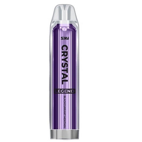 The Crystal Legend 4000 Disposable Vape Pod Puff Device - Blackcurrant Menthol -Vape Area UK