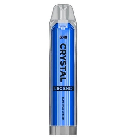 The Crystal Legend 4000 Disposable Vape Pod Puff Device - Blue Razz Cherry -Vape Area UK