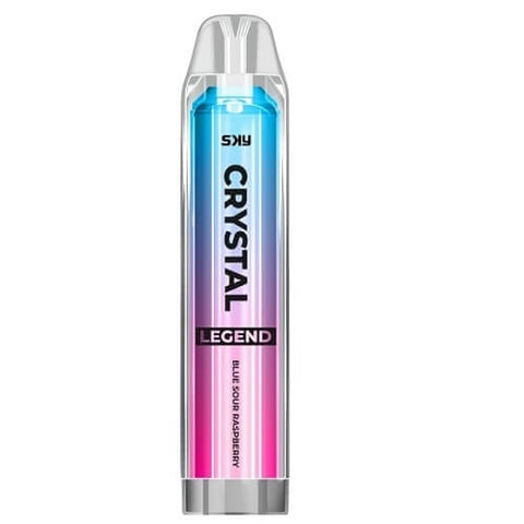 The Crystal Legend 4000 Disposable Vape Pod Puff Device - Blue Sour Raspberry -Vape Area UK