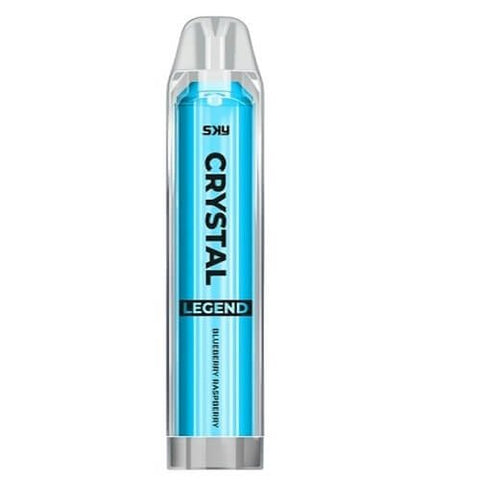 The Crystal Legend 4000 Disposable Vape Pod Puff Device - Blueberry Raspberry -Vape Area UK