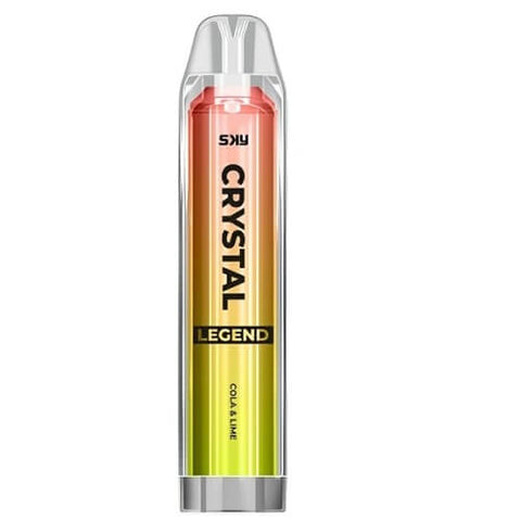 The Crystal Legend 4000 Disposable Vape Pod Puff Device - Cola Lime -Vape Area UK