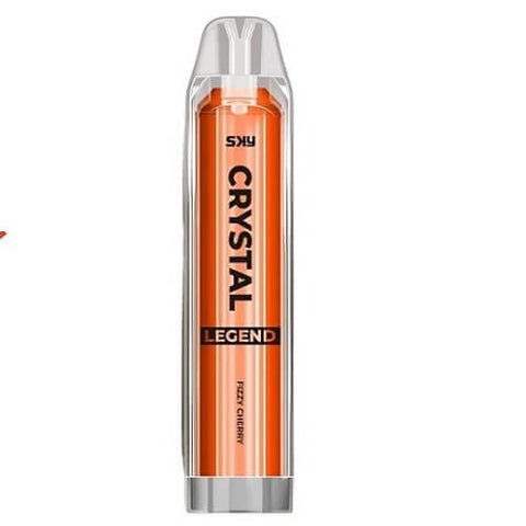 The Crystal Legend 4000 Disposable Vape Pod Puff Device - Fizzy Cherry -Vape Area UK
