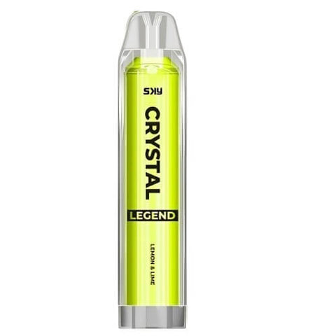 The Crystal Legend 4000 Disposable Vape Pod Puff Device - Lemon Lime -Vape Area UK