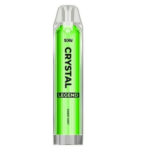 The Crystal Legend 4000 Disposable Vape Pod Puff Device - Sweet Mint -Vape Area UK