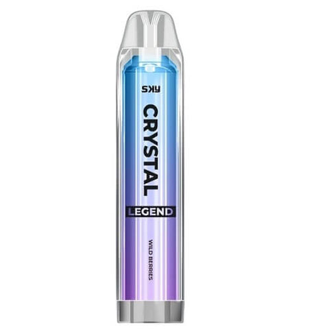 The Crystal Legend 4000 Disposable Vape Pod Puff Device - Wild Berries -Vape Area UK