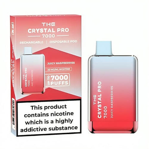 The Crystal Pro 7000 Disposable Vape Puff Pod Device - Banana Ice -Vape Area UK