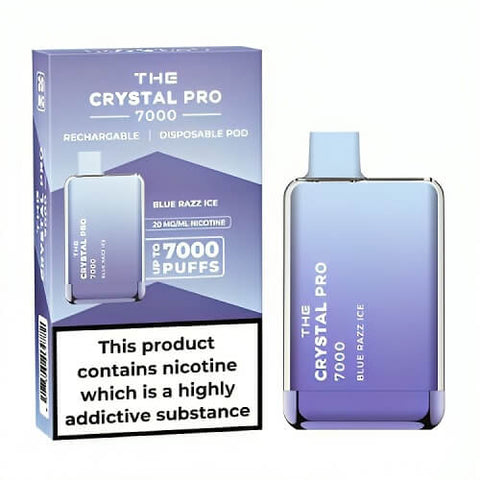 The Crystal Pro 7000 Disposable Vape Puff Pod Device - Banana Ice -Vape Area UK