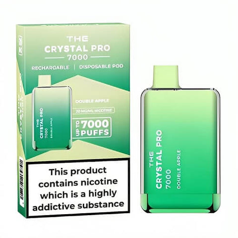 The Crystal Pro 7000 Disposable Vape Puff Pod Device - Banana Ice -Vape Area UK