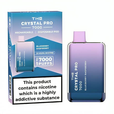 The Crystal Pro 7000 Disposable Vape Puff Pod Device - Banana Ice -Vape Area UK