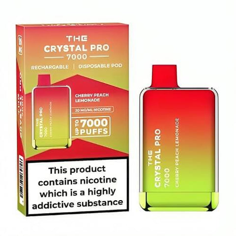 The Crystal Pro 7000 Disposable Vape Puff Pod Device - Banana Ice -Vape Area UK