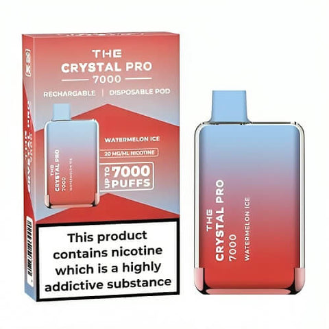 The Crystal Pro 7000 Disposable Vape Puff Pod Device - Banana Ice -Vape Area UK