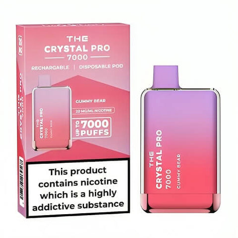 The Crystal Pro 7000 Disposable Vape Puff Pod Device - Banana Ice -Vape Area UK