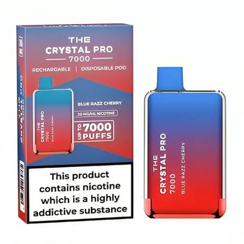 The Crystal Pro 7000 Disposable Vape Puff Pod Device - Banana Ice -Vape Area UK