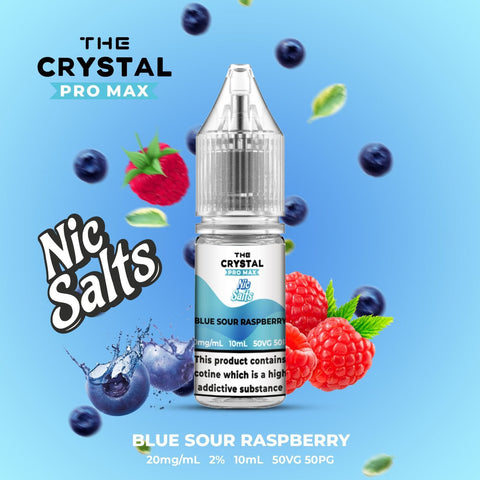 The Crystal Pro Max Vape Nic Salts 10ml - Box of 10 - Vapeareawholesale