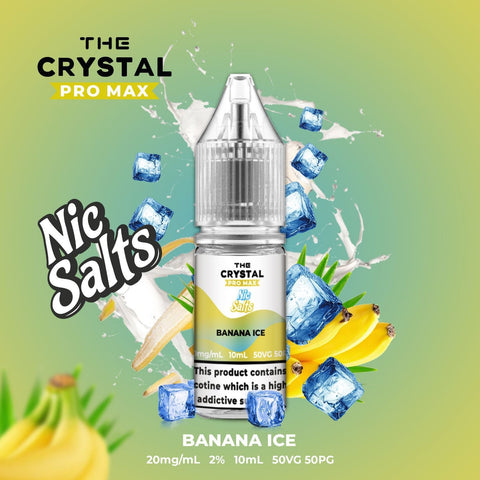 The Crystal Pro Max Vape Nic Salts 10ml - Box of 10 - Vapeareawholesale