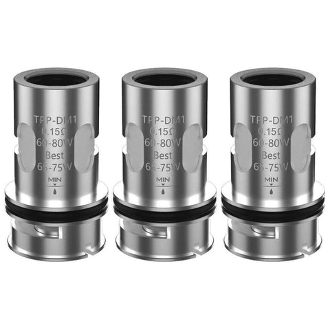 VOOPOO TPP-DM1 Coil 0.15ohm 3PCS/Pack - Vapewholesalesupplier